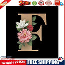 5D DIY Diamond Painting Flower Letter F Full Round Drill Mosaic Picture Kit