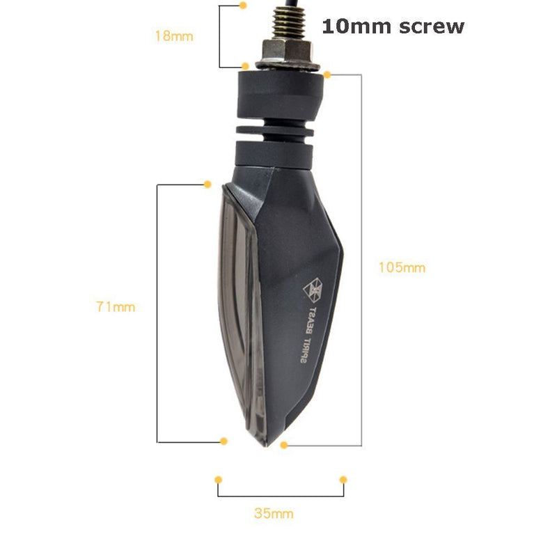 Water Proof LED Decorative Lamp Turn Signal Lights Indicator Blinker Warning