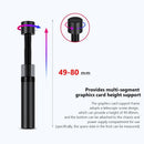 Graphics Card Jack Telescopic Video Card Holder for ATX/M-ATX/ITX Case (Black)