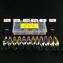 Paillette Feather Treble Hook Fishing metal Lures Spoon Spinner Crank Bait