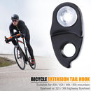 Bicycle Rear Derailleur Hanger Extension Gear Tail Hook Extender (Black)