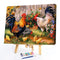 DIY Painting By Numbers Canvas Chicken Handpainted Oil Coloring Drawing Home Kit