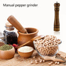 Ceramic Core Solid Wood Manual Grinder Salt Pepper Mill Spice Jar (10inch)