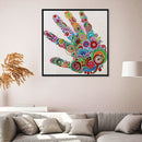 Special Shaped Palm 5D DIY Part Drill Diamond Painting Handwork Home Decor Gift