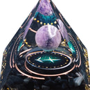 Orgonite Pyramid Healing Crystals Chakra Meditation Stones (Sagittarius) Newly