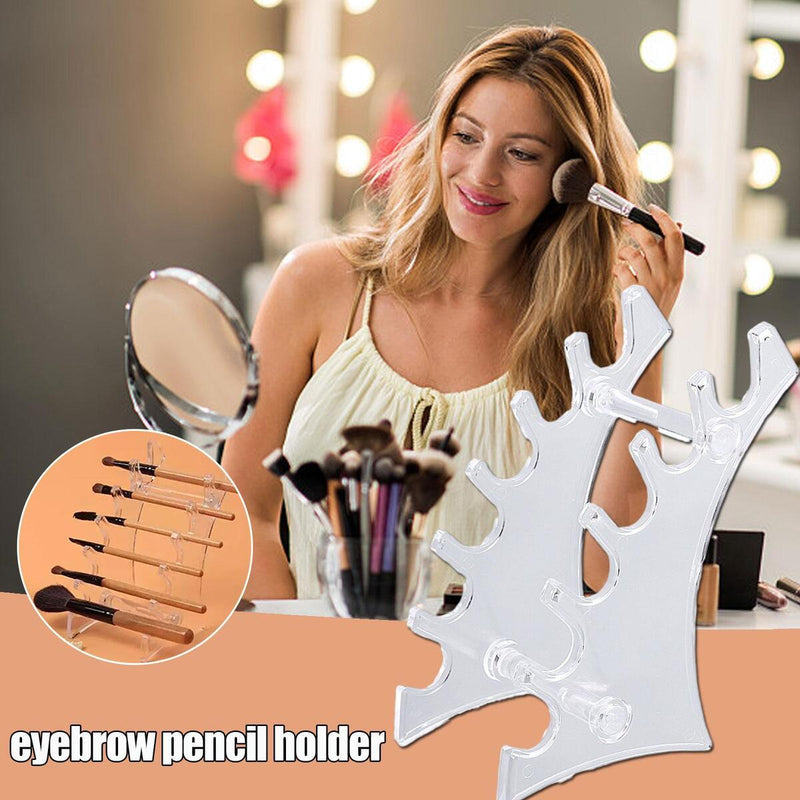 Pencil Acrylic Display Stand Makeup Brush Display Case Pen Holder.