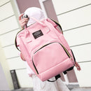 Women Mummy Maternity Travel Backpacks Baby Nursing Handbags (Light Pink)