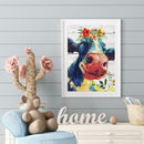 5D DIY Diamond Painting Cow Full Drill Rhinestone Mosaic Art Picture Decoration
