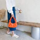 Retro Women Pure Color Pleated PU Underarm Bag Casual Ladies Top-handle Handbag