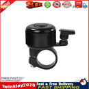 Bike Aluminum Alloy Mini Horn Bicycle Handlebar Alarm Ring Bell (Black) Newly