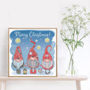 DIY Rhinestone Pictures Special Shaped Christmas Gnome Kit 5D Diamond Paintin