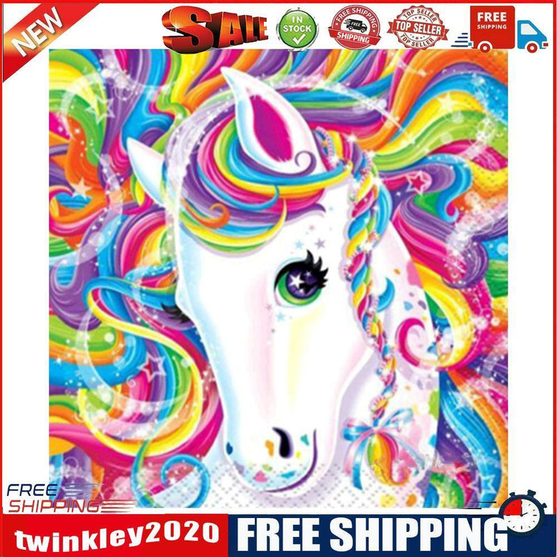 Full Drill Horse Painting 5D Diamond Mosaic Embroidery DIY Cross Stitch Kit