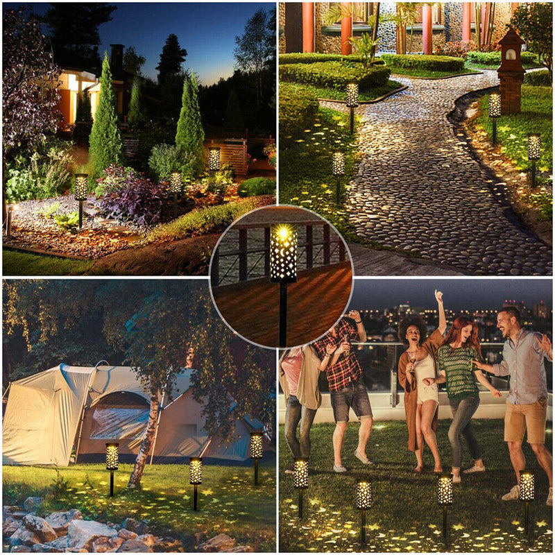 Creative Garden Solar Hollow Lantern Lawn Lamp LED Moon Star Ground Light