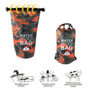 Waterproof Swimming Bag Camouflage Outdoor Kayak Dry Sack (10L Orange) Newly