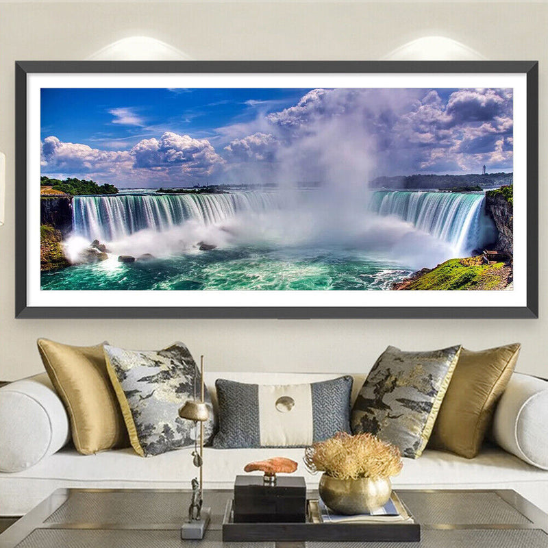 5D DIY Diamond Painting Landscape Full Round Drill Kit Rhinestones Home Decor