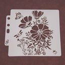 Everpert Stencil Flowers Coffee Stencils Cake Baking Templates DIY Scrapbook