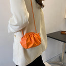Women Crossbody Bag Cloud Day PU Leather Clutch Design Shoulder Handbag Purses
