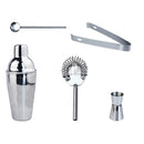 5Pcs Stainless Steel Cocktail Shaker Mixer Drink Bartender Kit Bars Set Too