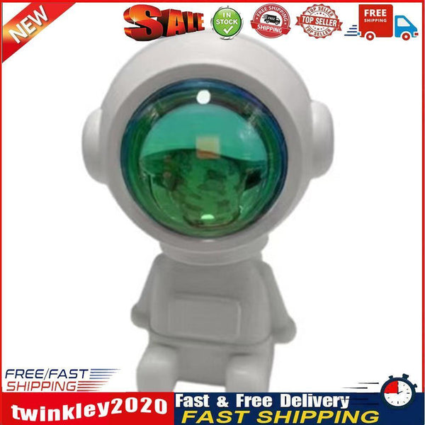 Robot Projection Lamp Astronaut Bedroom Photo Moon Table Light (Rainbow) Newly
