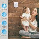 Motion Sensor Alarm, Wireless PIR Human Body Infrared Motion Sensor Detecto
