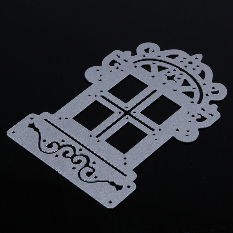 1pcs Stencil Retro Windows Carbon Steel Cut Dies Stencils for DIY Scrap
