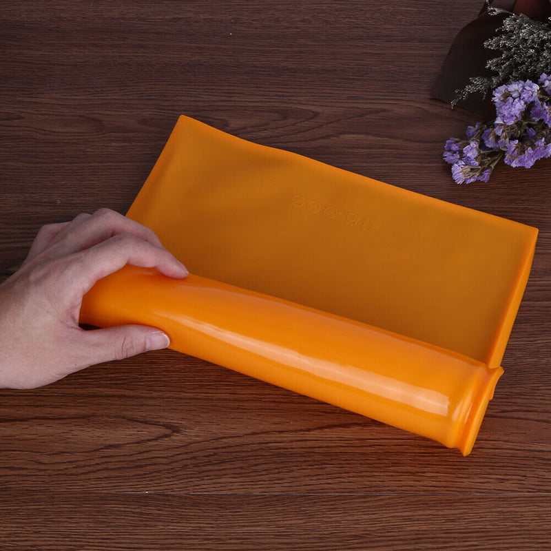 Non-Stick Silicone Oven Mat Cake Swiss Roll Macaron Baking Tools (Orange)
