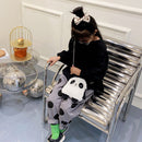 Cute Panda Crossbody Bag Kids Plush Chain Shoulder Bags Small Purse (A)