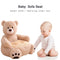 Cute Learning to Sit Baby Sofa Cover Seat Support without Filler (Bear) Newly