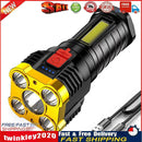 Strong USB Rechargeable Flashlight 500LM COB Outdoor Camping Fishing Light Newly