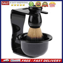 3 in 1 Shaving Soap Bowl+Shaving Brush+Shaving Stand Bristle Hair Shaver