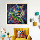 5D DIY Special Shaped Diamond Paint Multi Cat Cross Stitch Embroidery Kit Newly