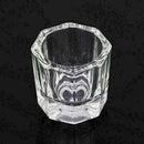 Glass Dappen Dish/Crystal Octogonal Cup Pot Acrylic S Nail Manicure Liquid E5X6