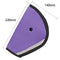 Kids Car Safe Fit Seat Belt Adjuster Baby Triangle Safety Device (Purple) Newly