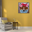 5D DIY Diamond Painting Kits Wear Flower Dog Full Round Drill Wall Decor Art Set