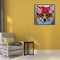 5D DIY Diamond Painting Kits Wear Flower Dog Full Round Drill Wall Decor Art Set