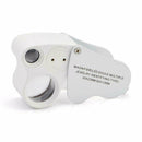 30X 60X Magnifying Loupe Jewelry Jewelers Pocket Magnifier Coins Eye Loop Z6B2