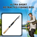 Ultra Short Telescopic Mini Spinning Fishing Rod Carbon Fiber Pole (2.7m)