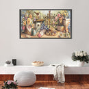 Flower Basketball Oil Paint By Numbers Kits Canvas DIY Wall Art Craft Coloring Draw