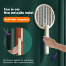 Mosquito Swatter Killer UV Night Light Foldable Flies Insect Trap (Beige) Newly