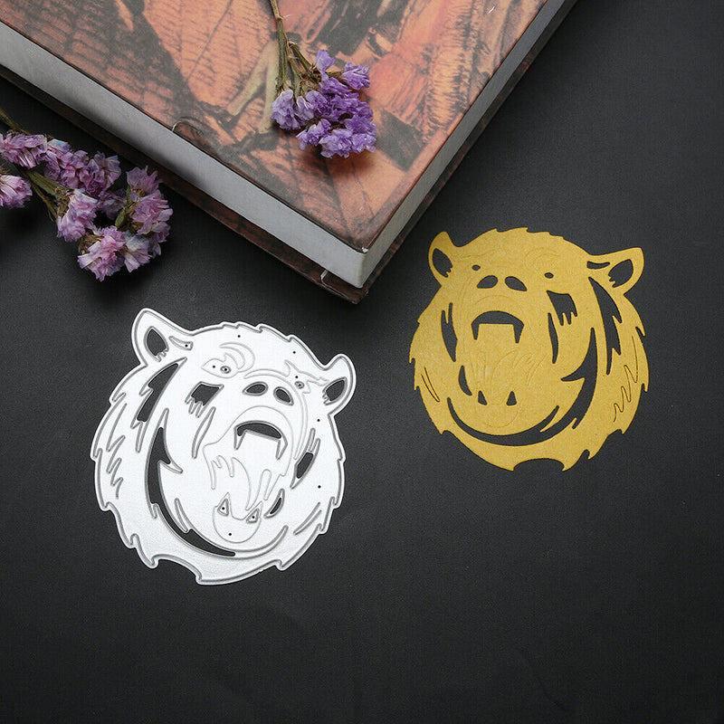 Tiger Head Scrapbooking DIY Handmade Craft Cutting Die-136402 UK