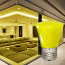 E27 3W LED Crown Energy Saving Light Bulbs Holiday Home Party Lamp (Yellow)