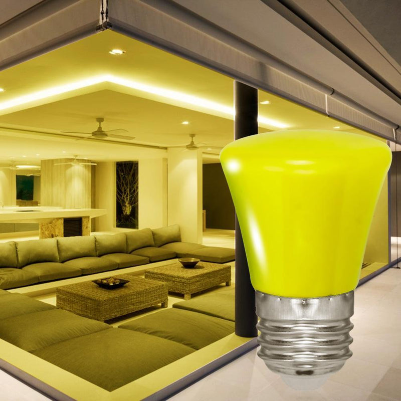 E27 3W LED Crown Energy Saving Light Bulbs Holiday Home Party Lamp (Yellow)