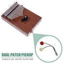 6.35mm Percussion Musical Kalimba Piezo Pickup Thumb Piano Double Patch Pic