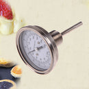 Stainless Steel 1/2 NPT Dial Thermometer Pyrometer for Oven Kitchen Tools