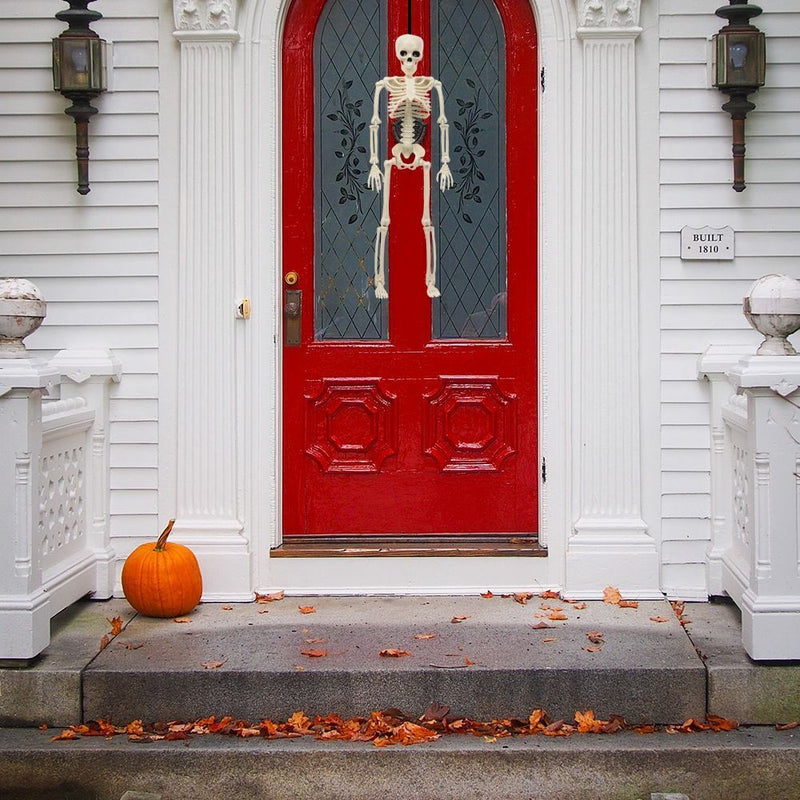 Decoration Outdoor Hanging Poseable Size Human Skeleton Halloween Scary Props