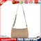 Women Solid Evening Clutch Shoulder Handbags PU Leather Totes Bags (Khaki)