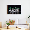 Cute Snowman 5D DIY Full Round Drill Diamond Painting Rhinestones Decor Craft