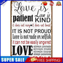 Retro Letter Rules Metal Plate Painting for Bar Pub Tin Plaques Wall Sign