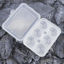 6 Slots Egg Storage Box Portable Egg Tray Holder Container for Outdoor Camping