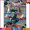 11CT Full Cross Stitch Messy Cat Stamped DIY Embroidery Kits Handmade Cotto #F